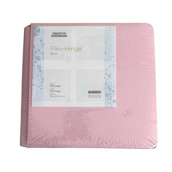 New in sealed package Creative Memories Flex Hinge Leatherette Album pink - Picture 1 of 5